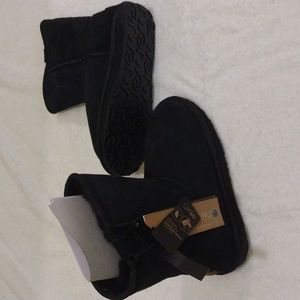 Emu boots-stinger lo-black-size 7